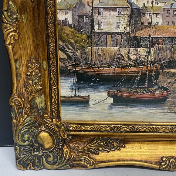 Kevin Platt Collection Painting of Port Isaac Framed Picture Art - Picture 6 of 17